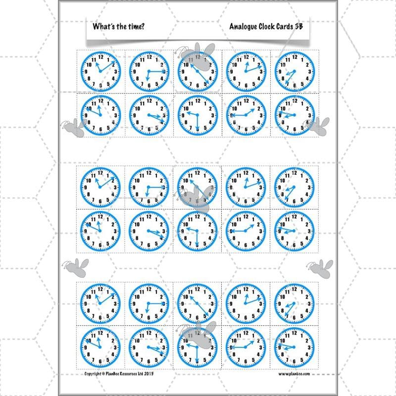 PlanBee Year 3 Time Planning | Plans, Slides and Worksheets