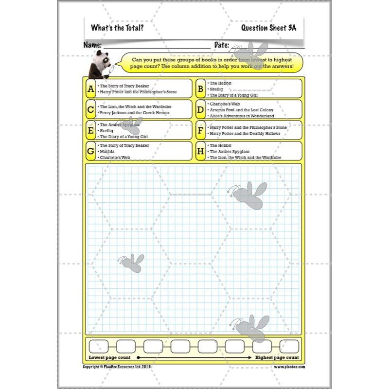 PlanBee What's the Total? - Year 5 Maths Planning - Addition and Subtraction