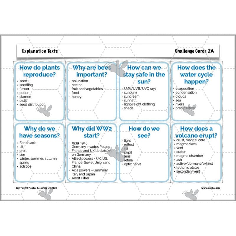 PlanBee Explanation Texts Year 6 - PlanBee English