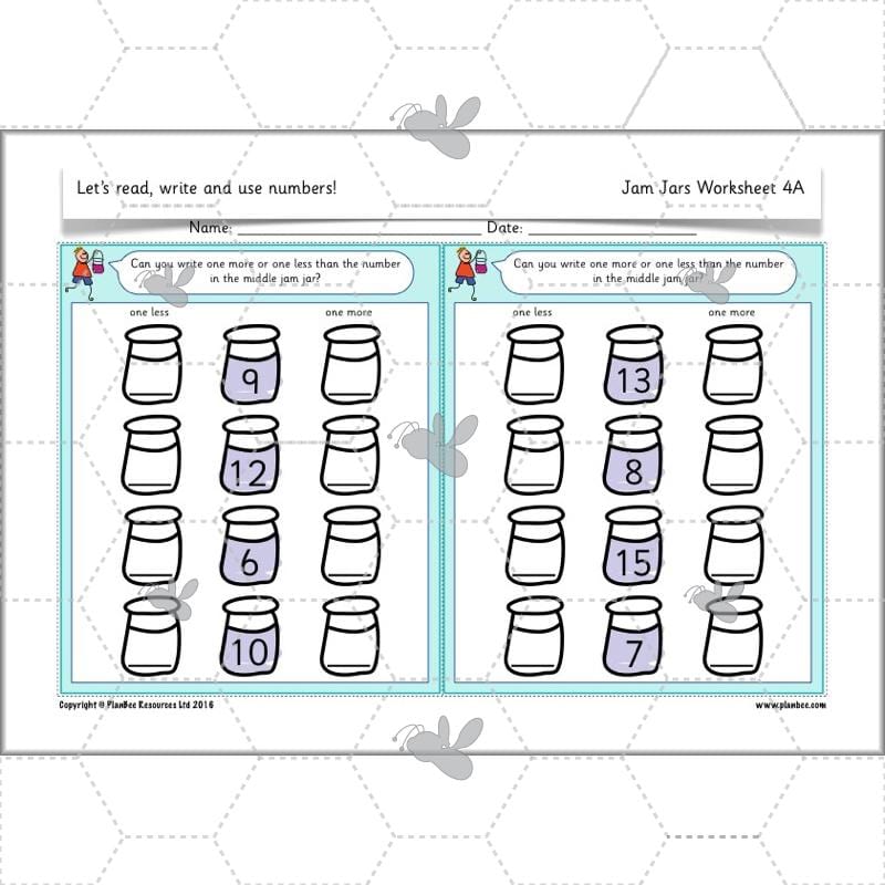 PlanBee Let’s read, write and use numbers Year 1 KS1