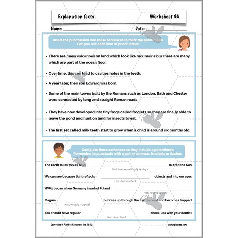 PlanBee Explanation Texts Year 6 - PlanBee English