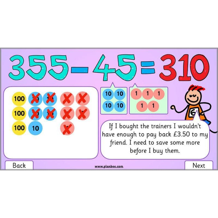 PlanBee Let’s Subtract Big Numbers | Year 2 Maths Plans & Resources | PlanBee