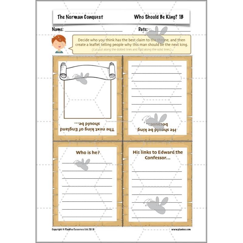 PlanBee The Normans KS2 History lesson plan pack and resources