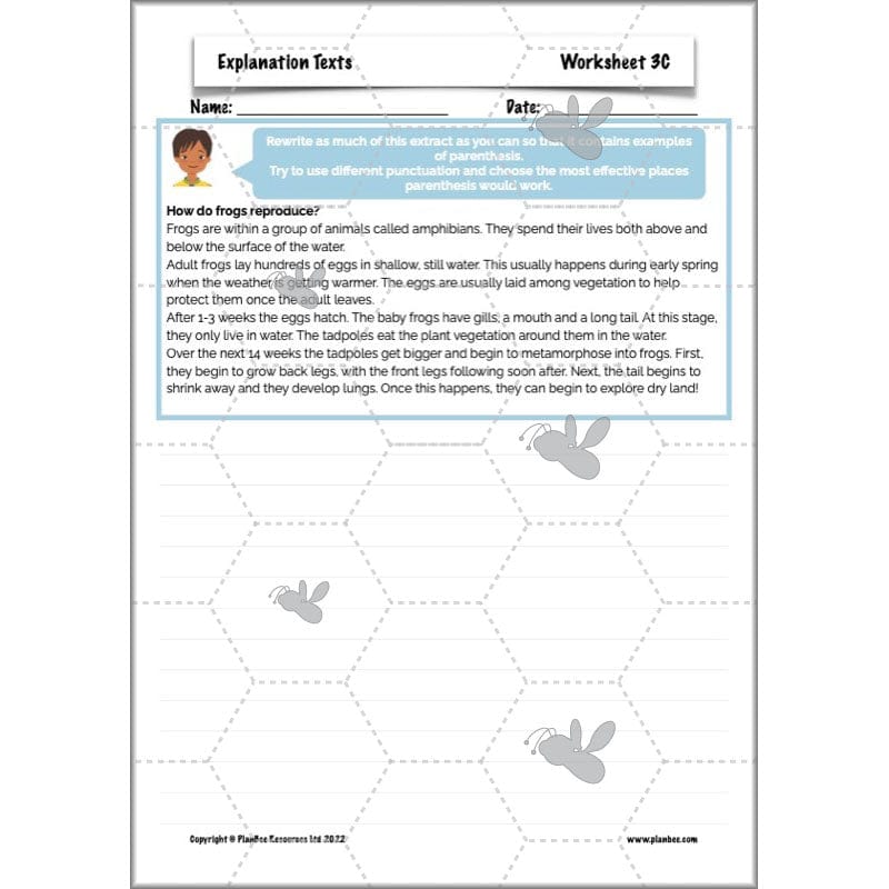 PlanBee Explanation Texts Year 6 - PlanBee English