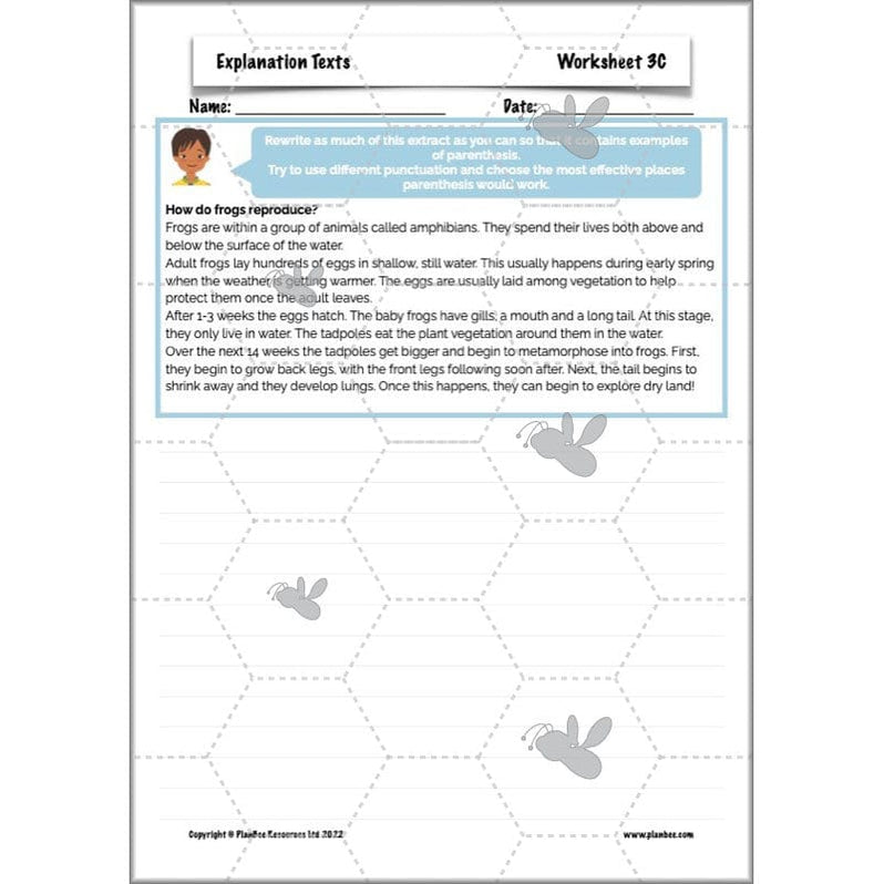 Explanation Texts Year 6 PlanBee English