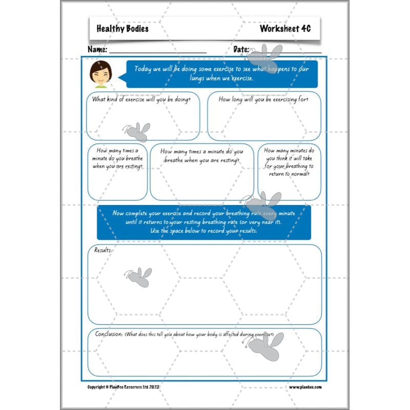 PlanBee Healthy Bodies Animals including Humans Year 6 Planning