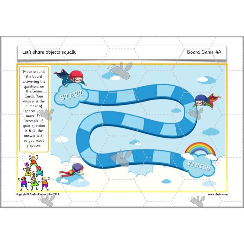 PlanBee Let's share objects equally: Year 1 multiplication and division
