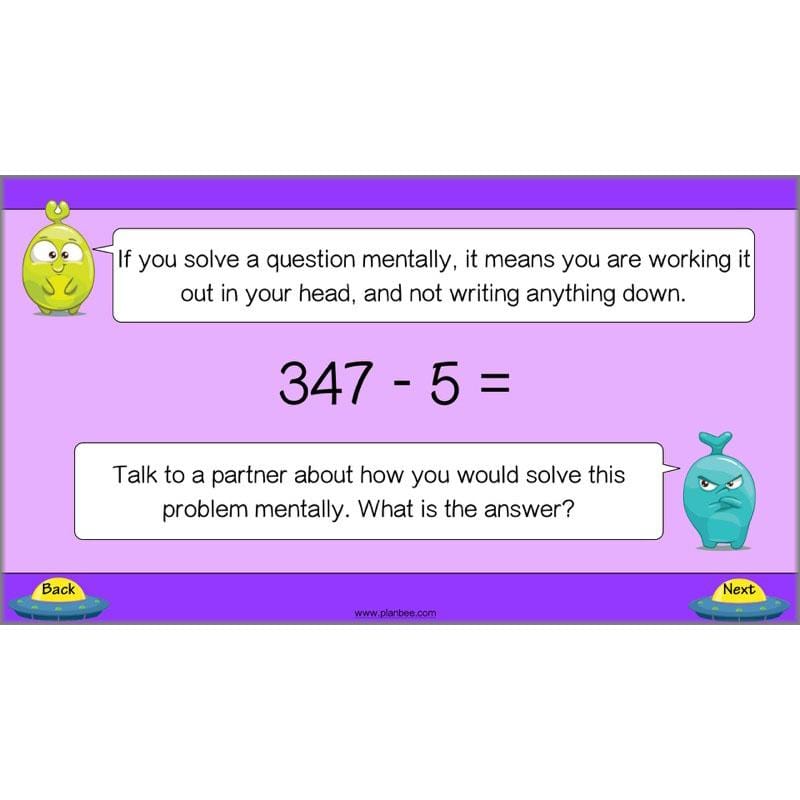 PlanBee Mental Subtraction: Addition and Subtraction Year 3 Maths