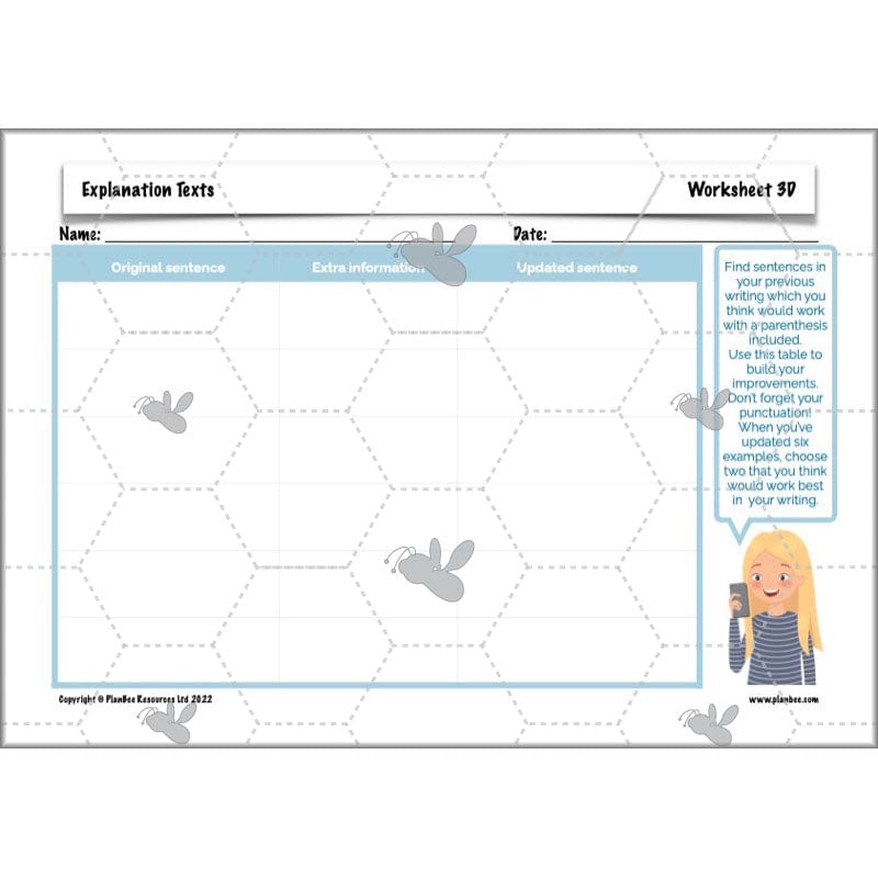 PlanBee Explanation Texts Year 6 - PlanBee English