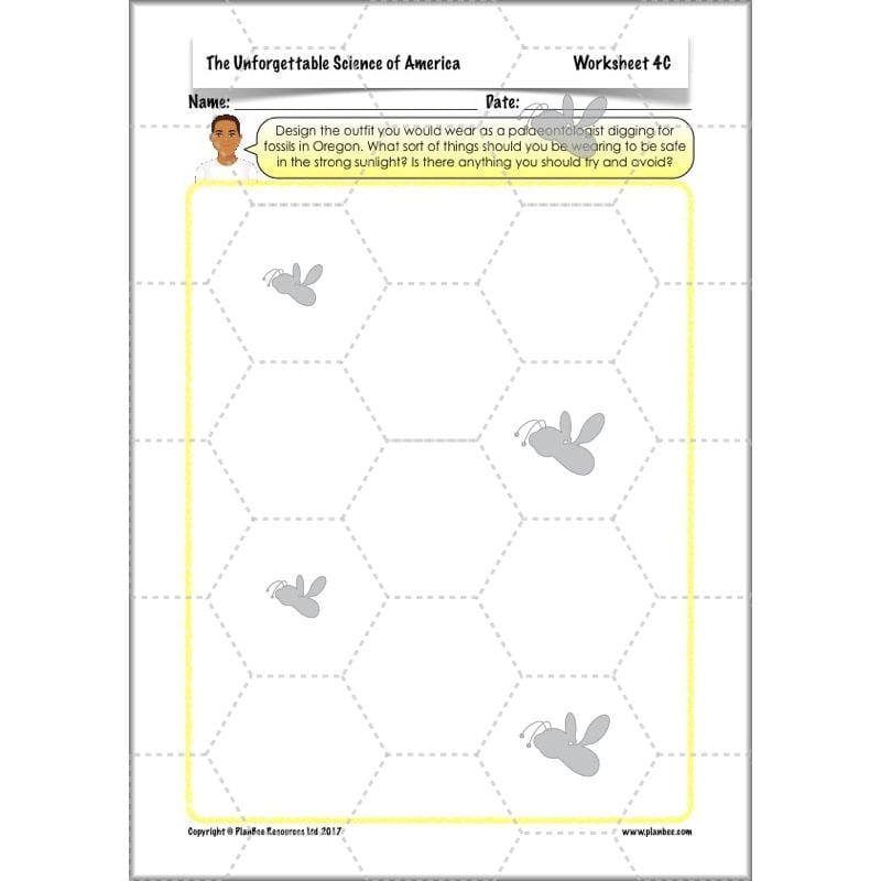 PlanBee The Unforgettable Science of America: KS2 Science Planning