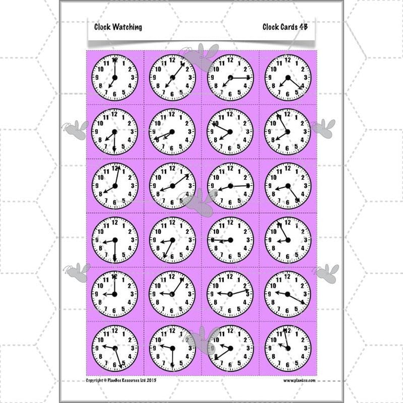 Year 3 Math Clock Clock Watching | Time Year 3 Maths Lesson Activity Pack — PlanBee