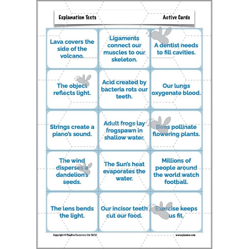 PlanBee Explanation Texts Year 6 - PlanBee English