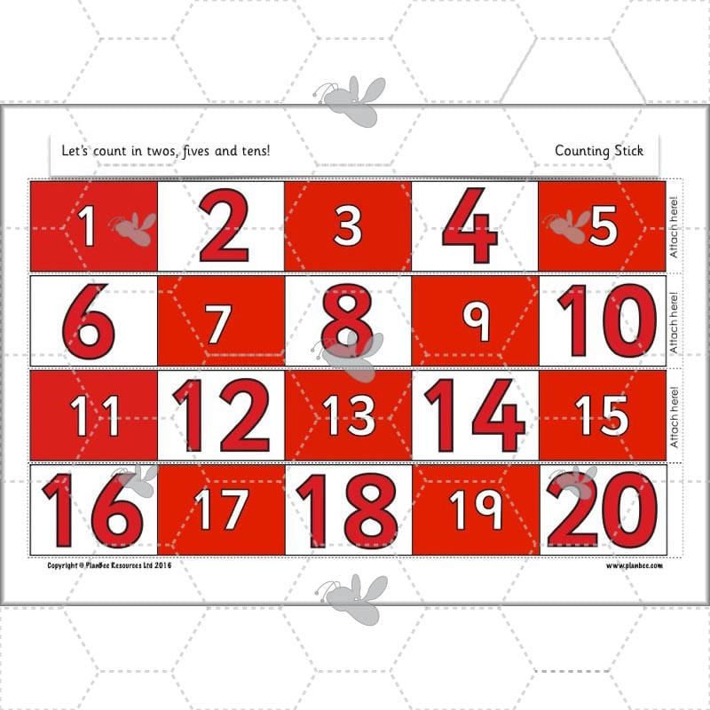 PlanBee Let’s count in twos, fives and tens - KS1 Year 1 Maths