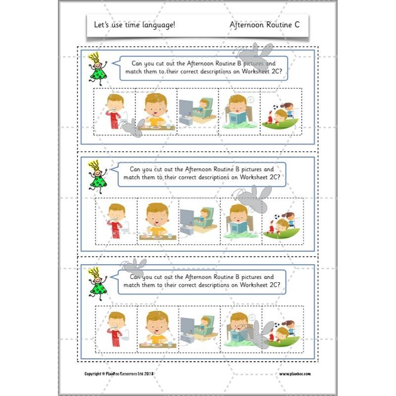 PlanBee Time Language Year 1 Maths lesson | KS1 Maths Plans