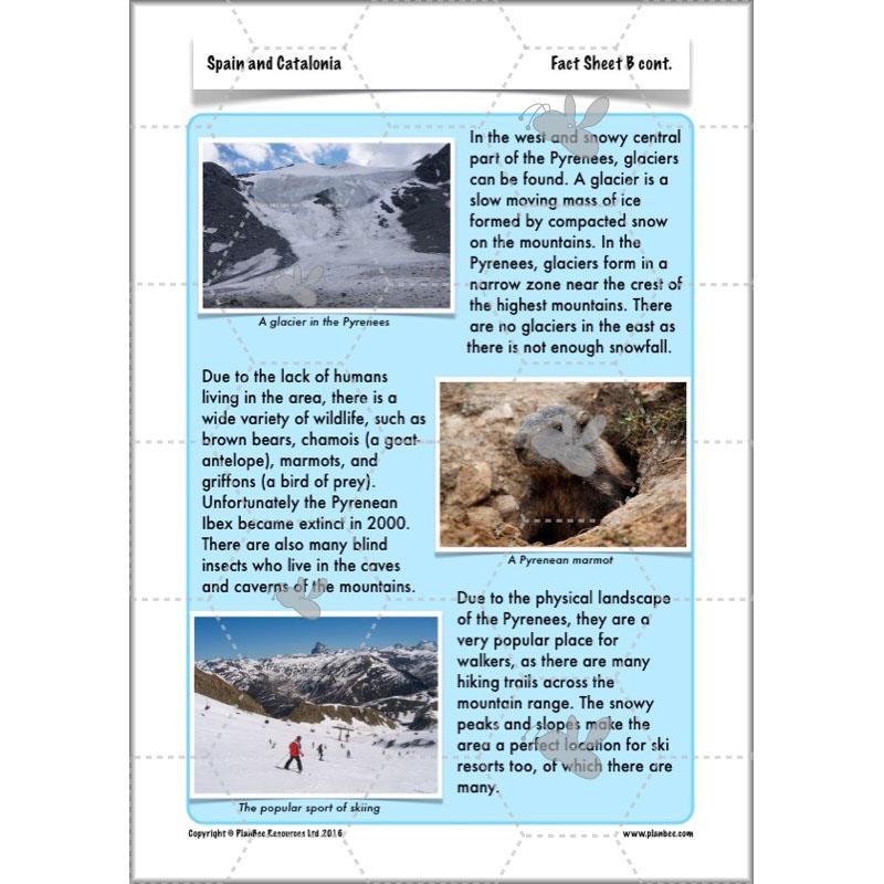PlanBee Spain and Catalonia: KS2 Geography scheme of work Year 3 & Year 4