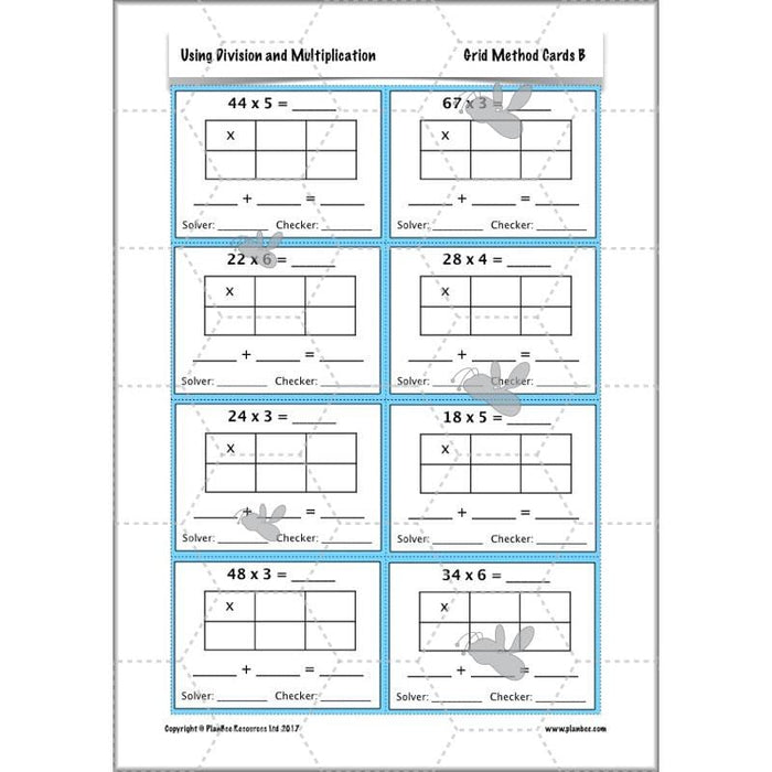 PlanBee Multiplying by Multiples of 10 and 100 - Year 3 Primary Maths Lesson