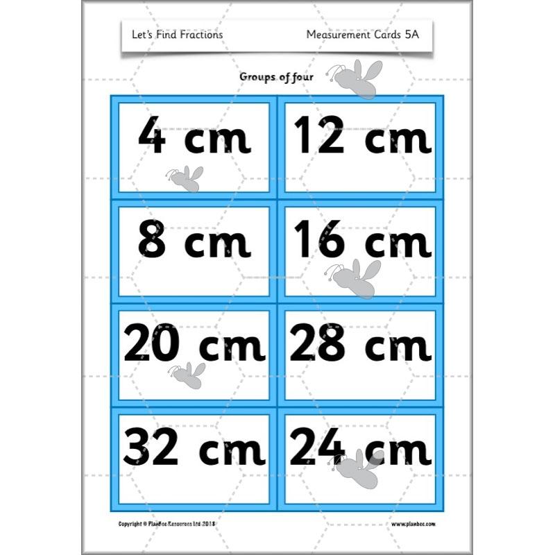 PlanBee Let's Find Fractions - Year 2 Maths - Measurement Planning