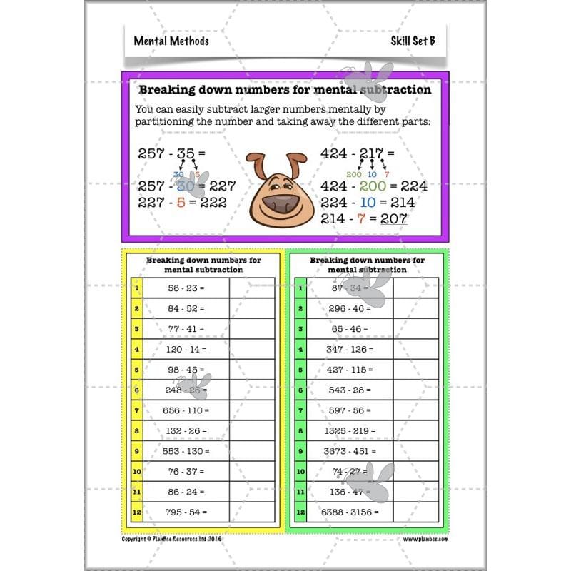 PlanBee Mental Methods - Complete Year 6 Planning and Resources PlanBee