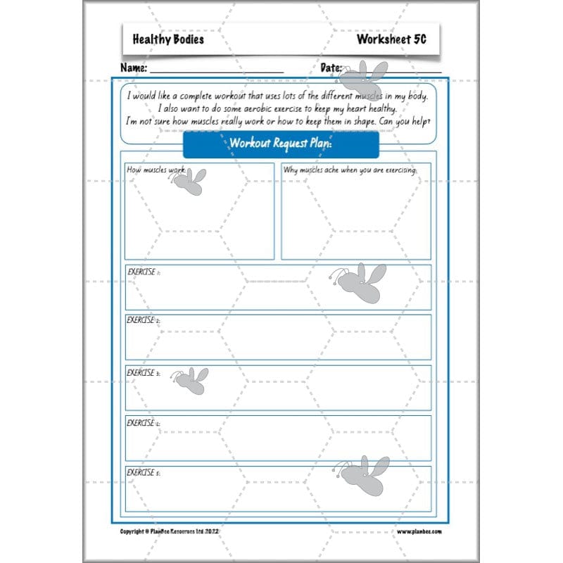 PlanBee Healthy Bodies Animals including Humans Year 6 Planning