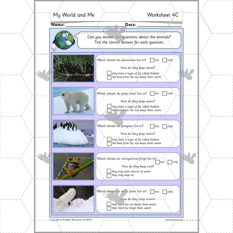 PlanBee My World and Me: Primary Geography Plans for KS1 Year 1 & Year 2