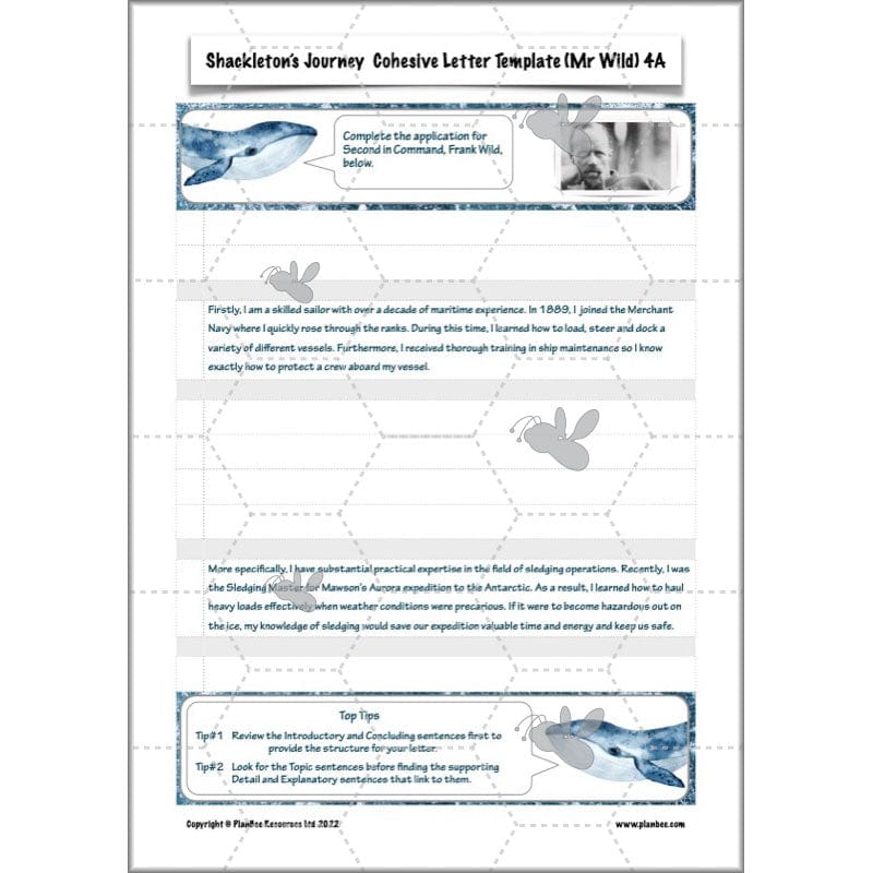 PlanBee Shackleton's Journey KS2 English Planning | PlanBee