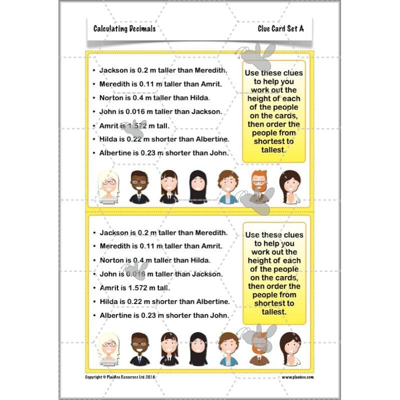 PlanBee Calculating Decimals - Complete Planning - Year 5 Fractions & Decimals