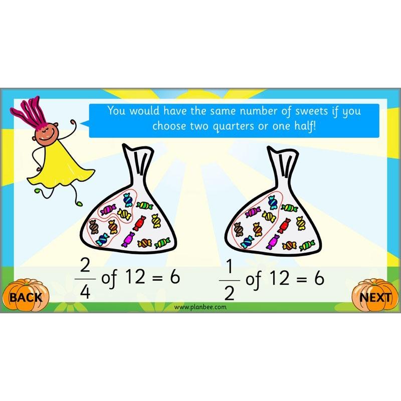 PlanBee Can we find fractions of numbers? Year 2 Fractions Planning