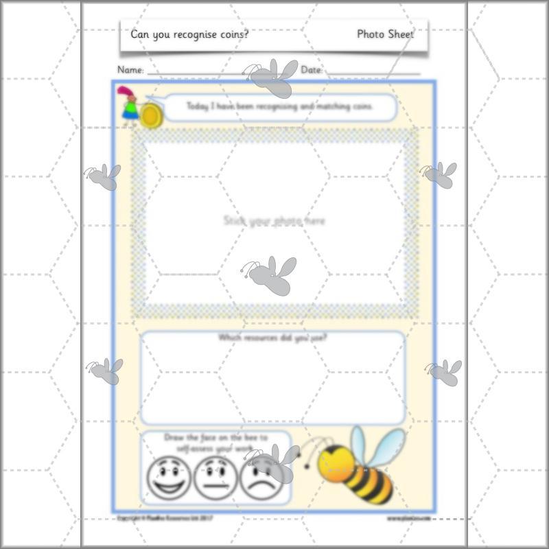PlanBee Can you recognise coins? Year 1 money planning and activities