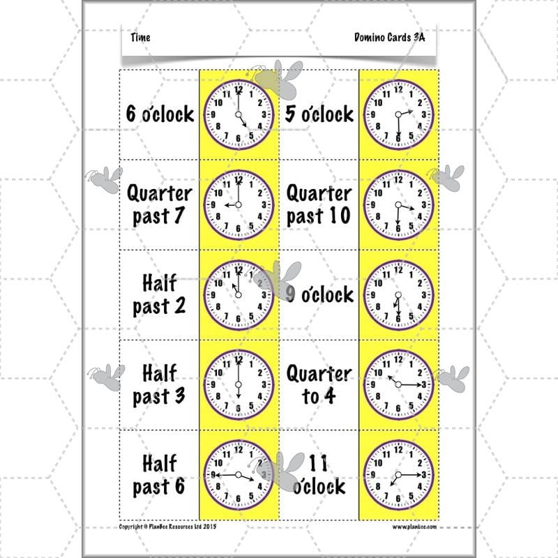 PlanBee Time: Year 3 Maths Lesson Plans, Word Problems and Worksheets