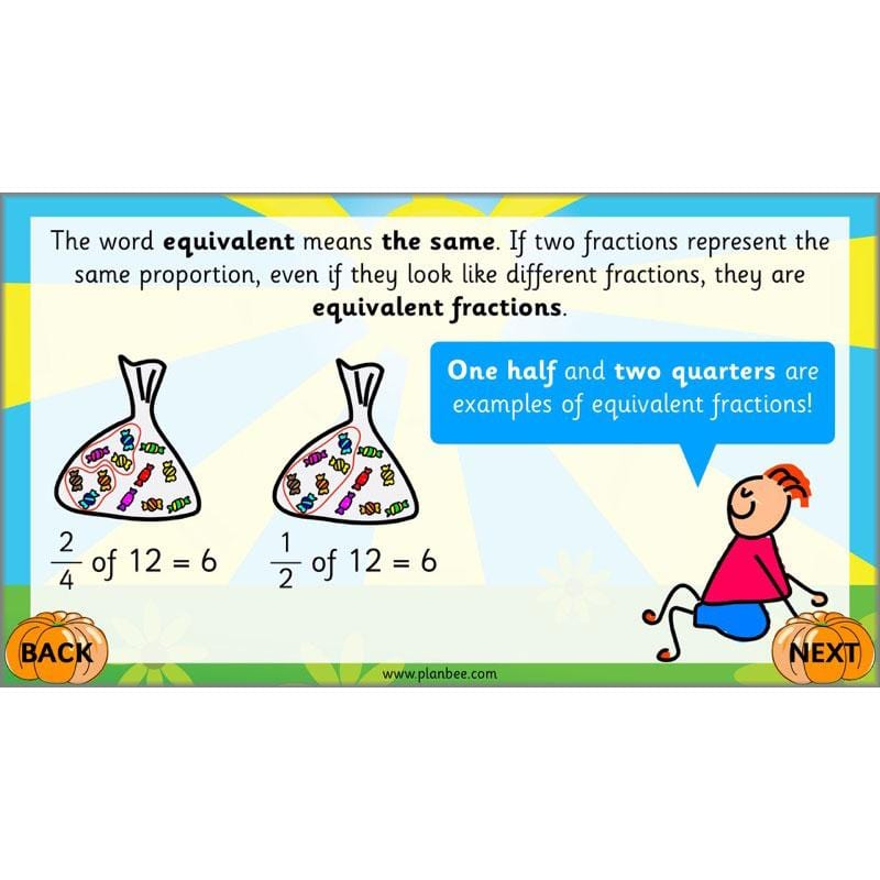 PlanBee Can we find fractions of numbers? Year 2 Fractions Planning