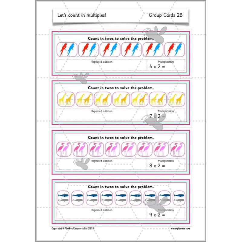 PlanBee Let’s count in multiples - maths for Year 1 KS1