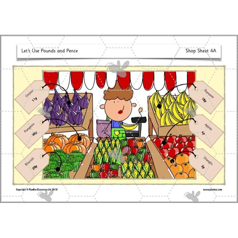 PlanBee Let's Use Pounds and Pence - KS1 Year 2 Maths - Measurement