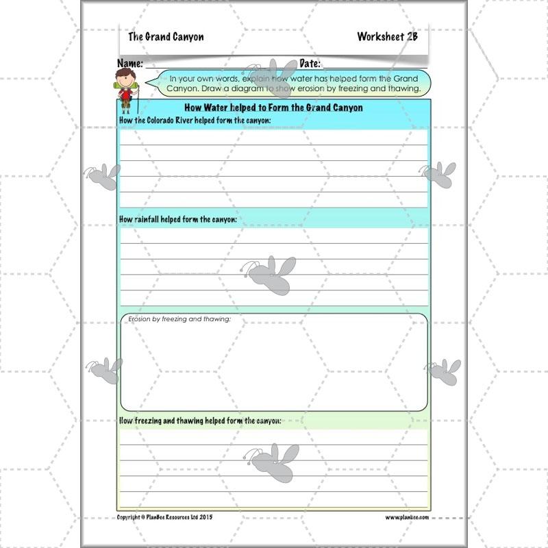 PlanBee The Grand Canyon KS2 Geography Lesson Plans