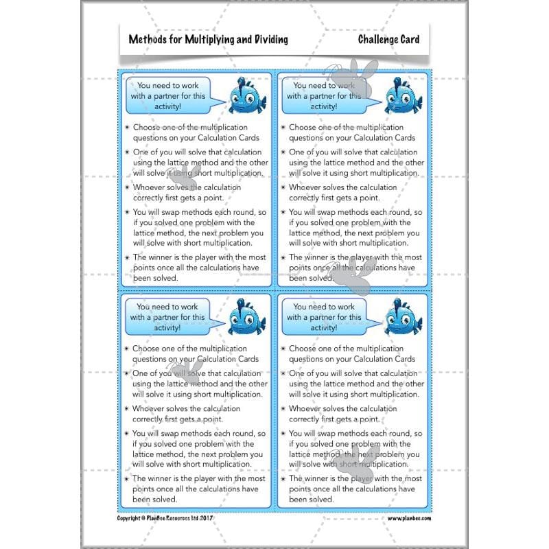 PlanBee Methods for Multiplying and Dividing - Year 5 Maths Planning - PlanBee