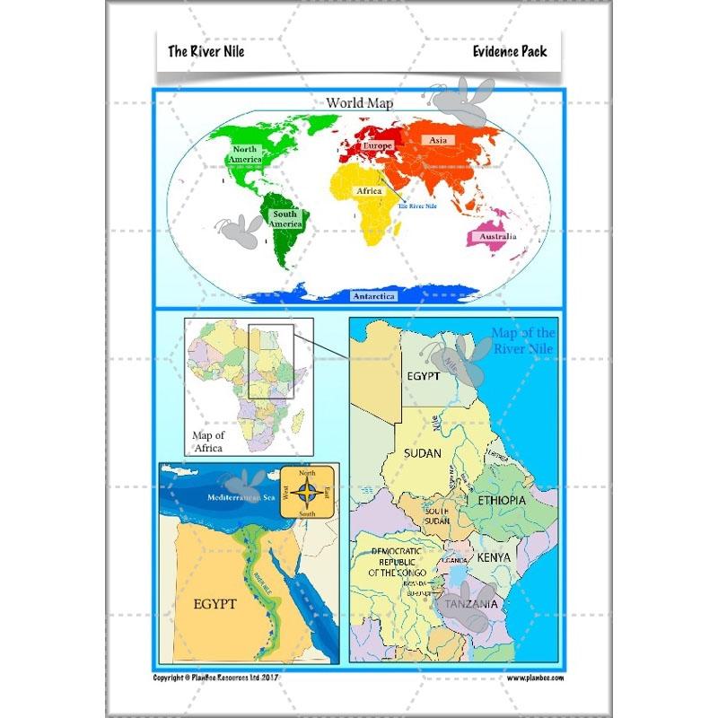 PlanBee The River Nile KS2 Geography Lessons created by PlanBee
