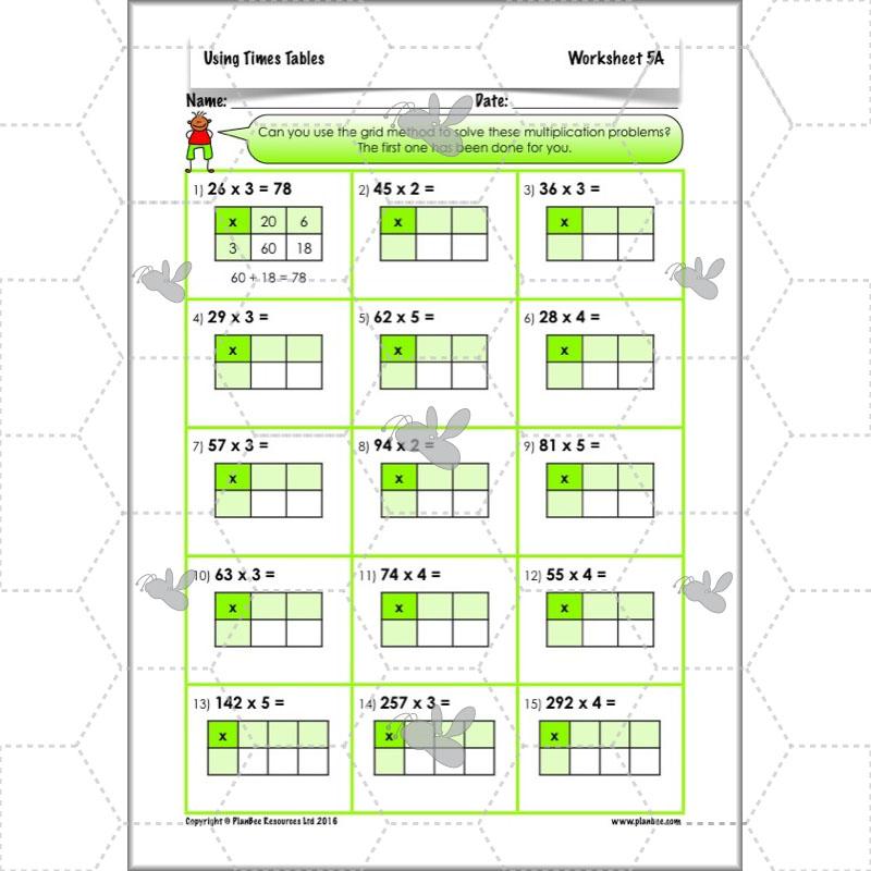 PlanBee Using Times Tables: Year 3 PlanBee Maths Multiplication & Division