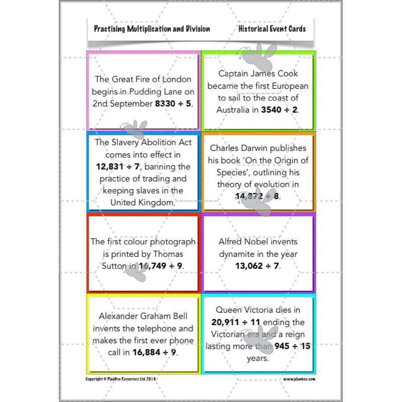 PlanBee Practising Multiplication & Division - Year 6 Maths Lesson Planning