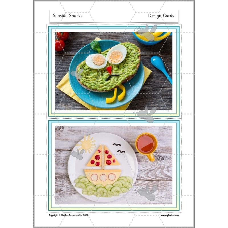 PlanBee Seaside Snacks: Primary DT Cookery Lessons for KS1 from PlanBee