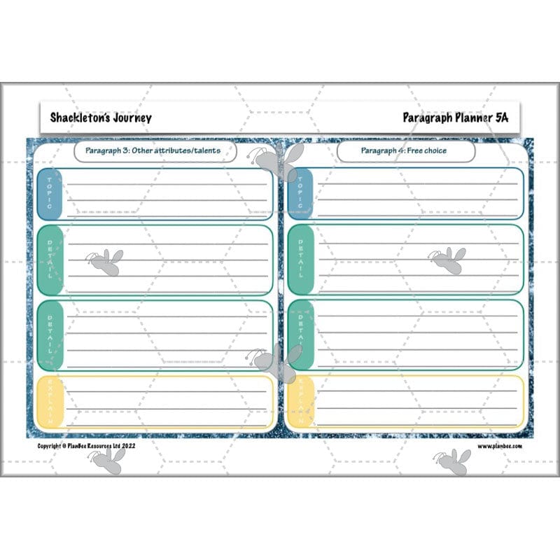 PlanBee Shackleton's Journey KS2 English Planning | PlanBee