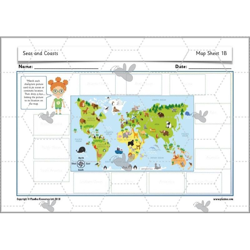 PlanBee At The Seaside KS1 Geography Lessons by PlanBee
