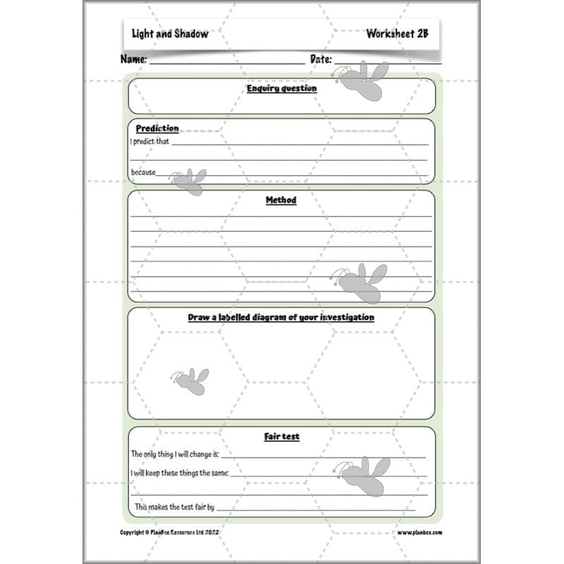 PlanBee Light Year 3 Science Planning Pack by PlanBee