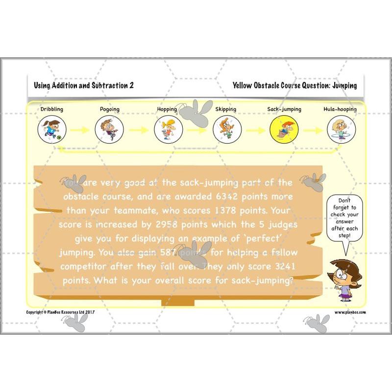 PlanBee Using Addition & Subtraction 2 - Complete Y4 Maths Lessons & Resources