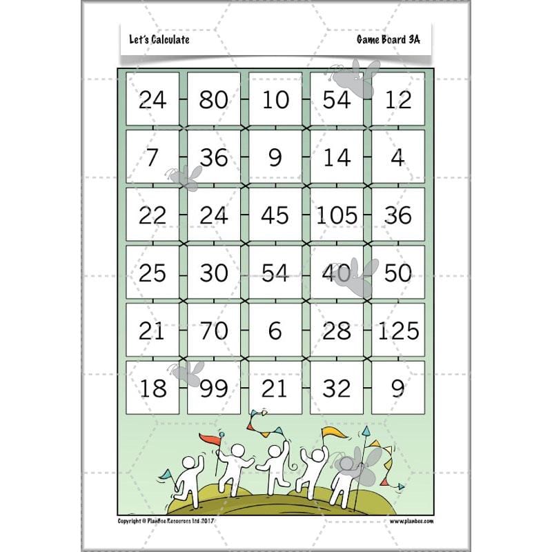 PlanBee Let's Calculate - Year 5 Problem-solving Plans and Resources PlanBee