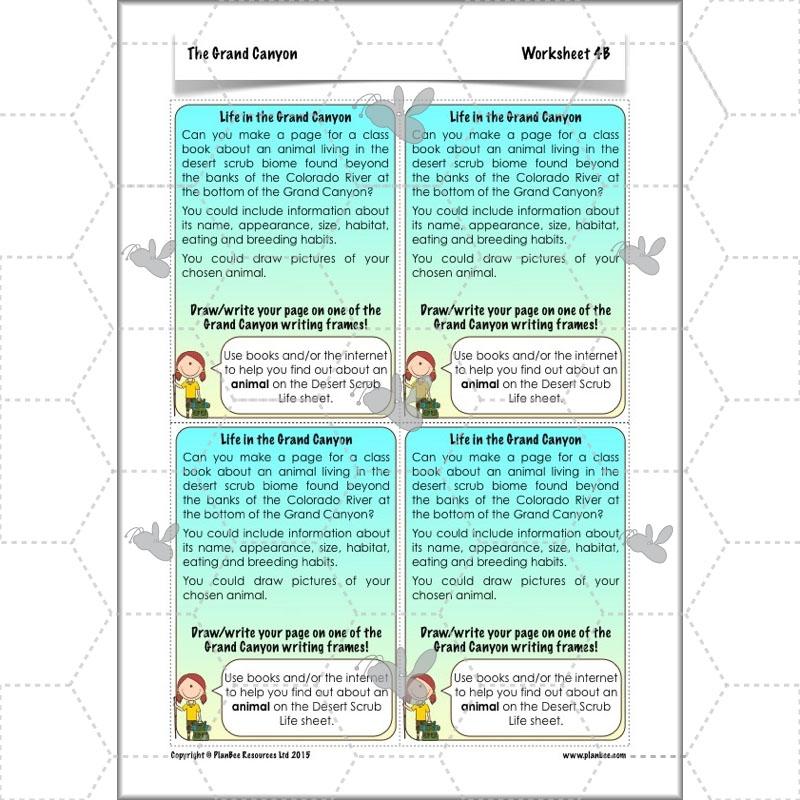 PlanBee The Grand Canyon KS2 Geography Lesson Plans