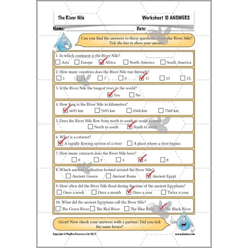 PlanBee The River Nile KS2 Geography Lessons created by PlanBee