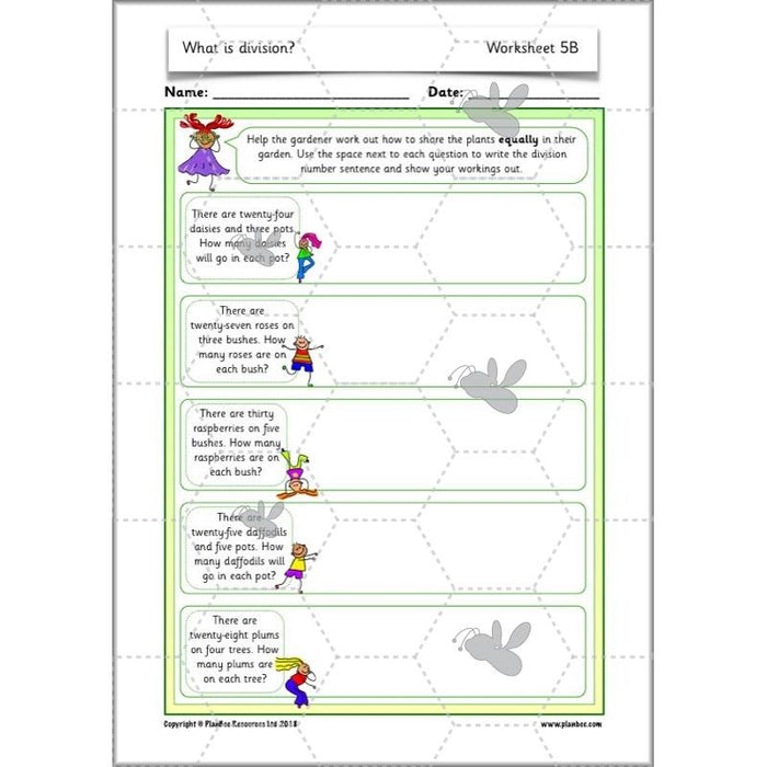 PlanBee What is Division? Year 2 Maths planning | KS1 Division