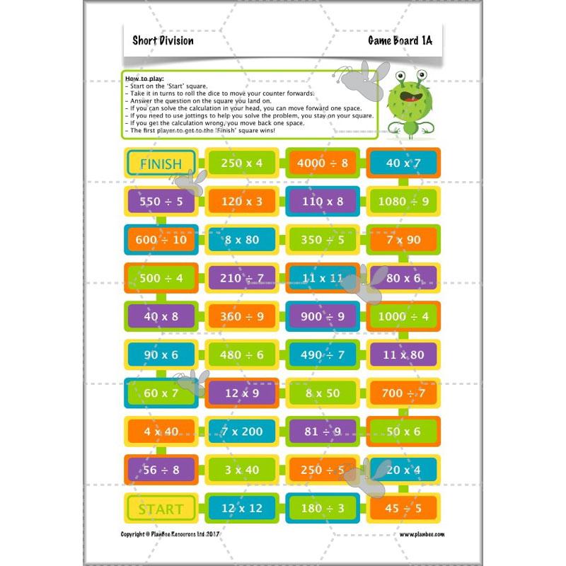 PlanBee Short Division - Year 5 Maths Planning and Resources from PlanBee