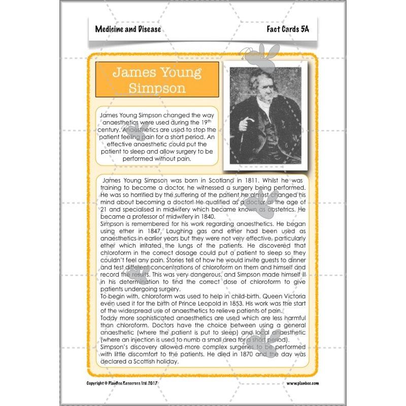 PlanBee Medicine Through Time Resources | History Disease Lessons