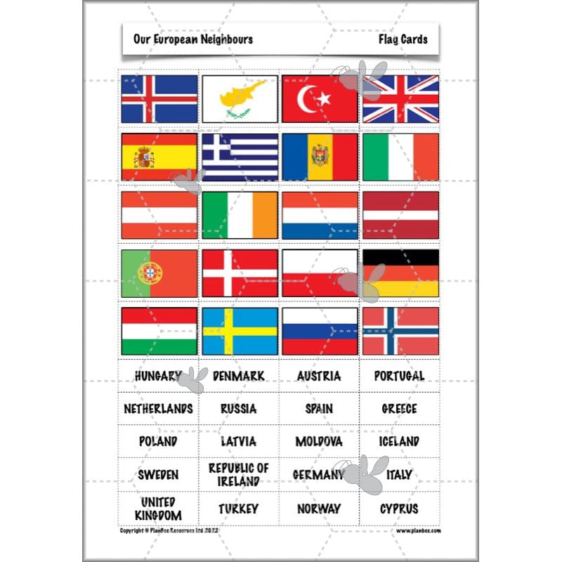 PlanBee Our European Neighbours | Europe KS2 Lesson Plans and Resources