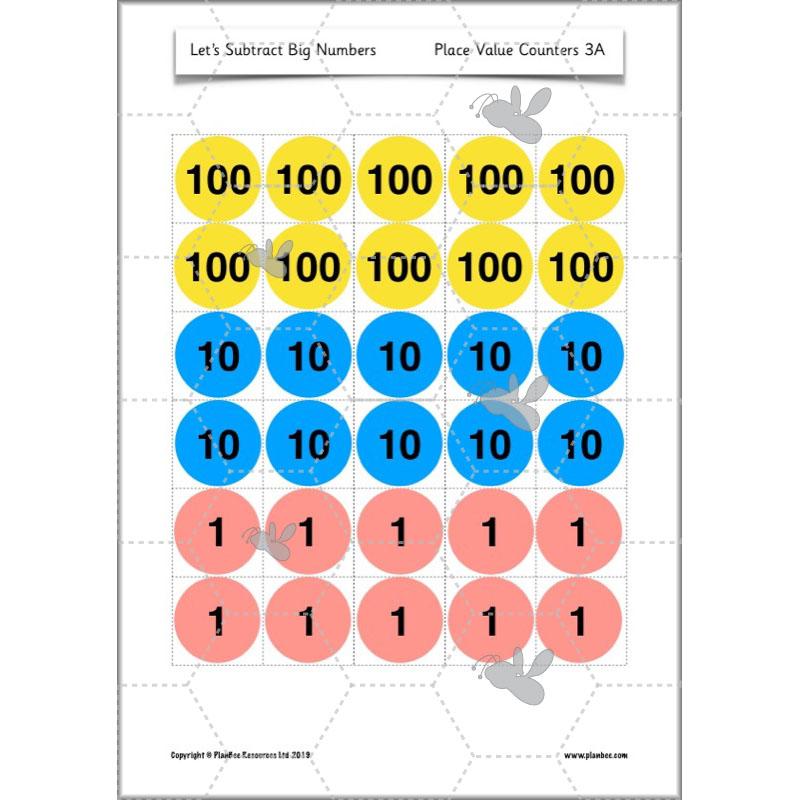 PlanBee Let’s Subtract Big Numbers | Year 2 Maths Plans & Resources | PlanBee
